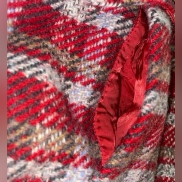 ❦ Y2K Juicy Couture Plaid Wool Coat ❦ - Picture 6 of 7